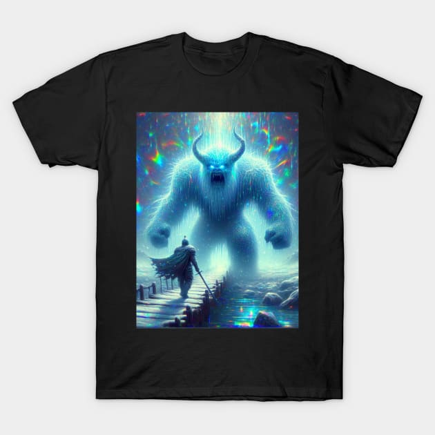 Knight VS Frost Giant T-Shirt by Toy Jesus